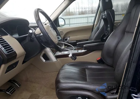 2016 Land Rover Range Rover Supercharged from USA, damaged, VIN SALGS2EF8GA250536